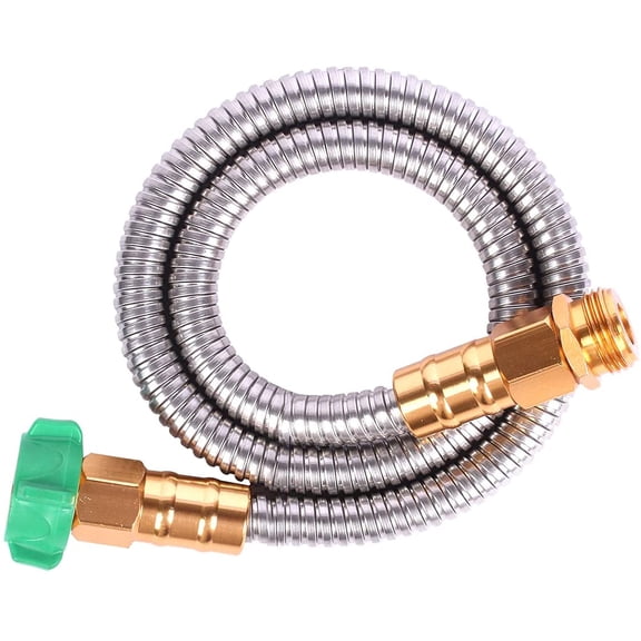 Sunifier Metal Short Garden Hose 6 ft Flexible Stainless Steel Garden Hose