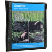 Sunifier Weed Barrier Landscape Fabric Heavy Duty Landscaping Fabric Weed Blocker Cover 3x60ft