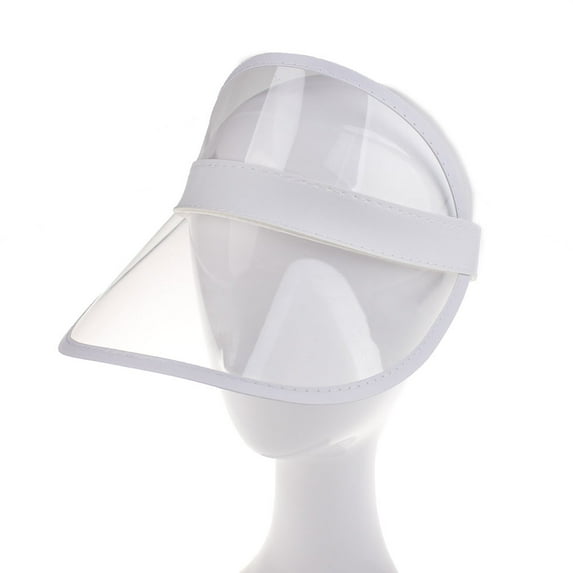 Sunisery 1pc Summer unisex outdoor Hat Neon Sun Visor Peak Cap Clear Plastic Sunvisor Party Hat Festival Fancy Dress Poker Headband