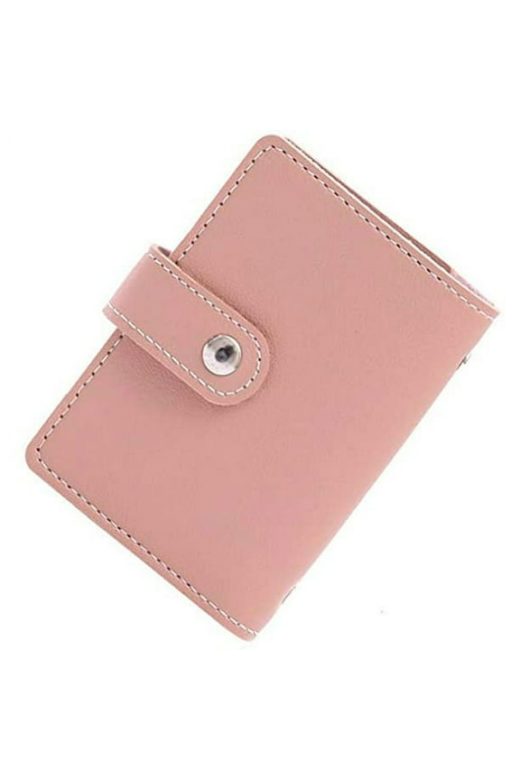 Sunisery Compact Women's Korean Style Card Wallet, Pink