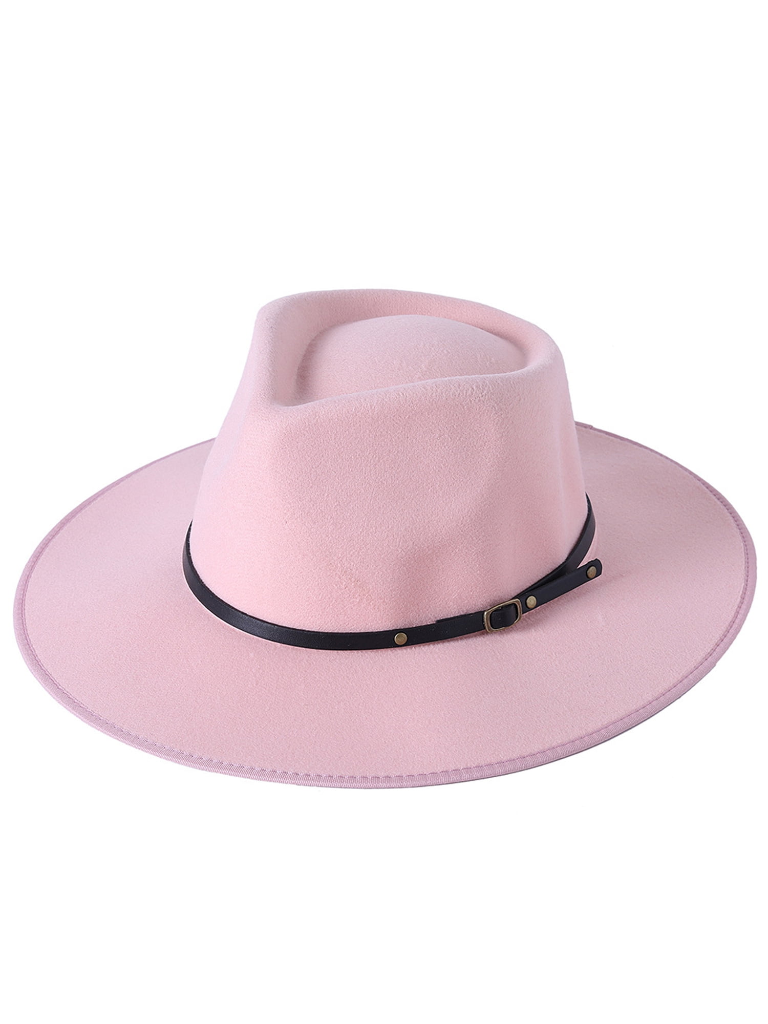 2dxuixsh Hats for Men Women Fish Hat Black Adults unisex Retro Western Cowboy Riding Hat Leather Belt Wide Cap Straw Hat Pool Hat Men Bucket Hat Beige