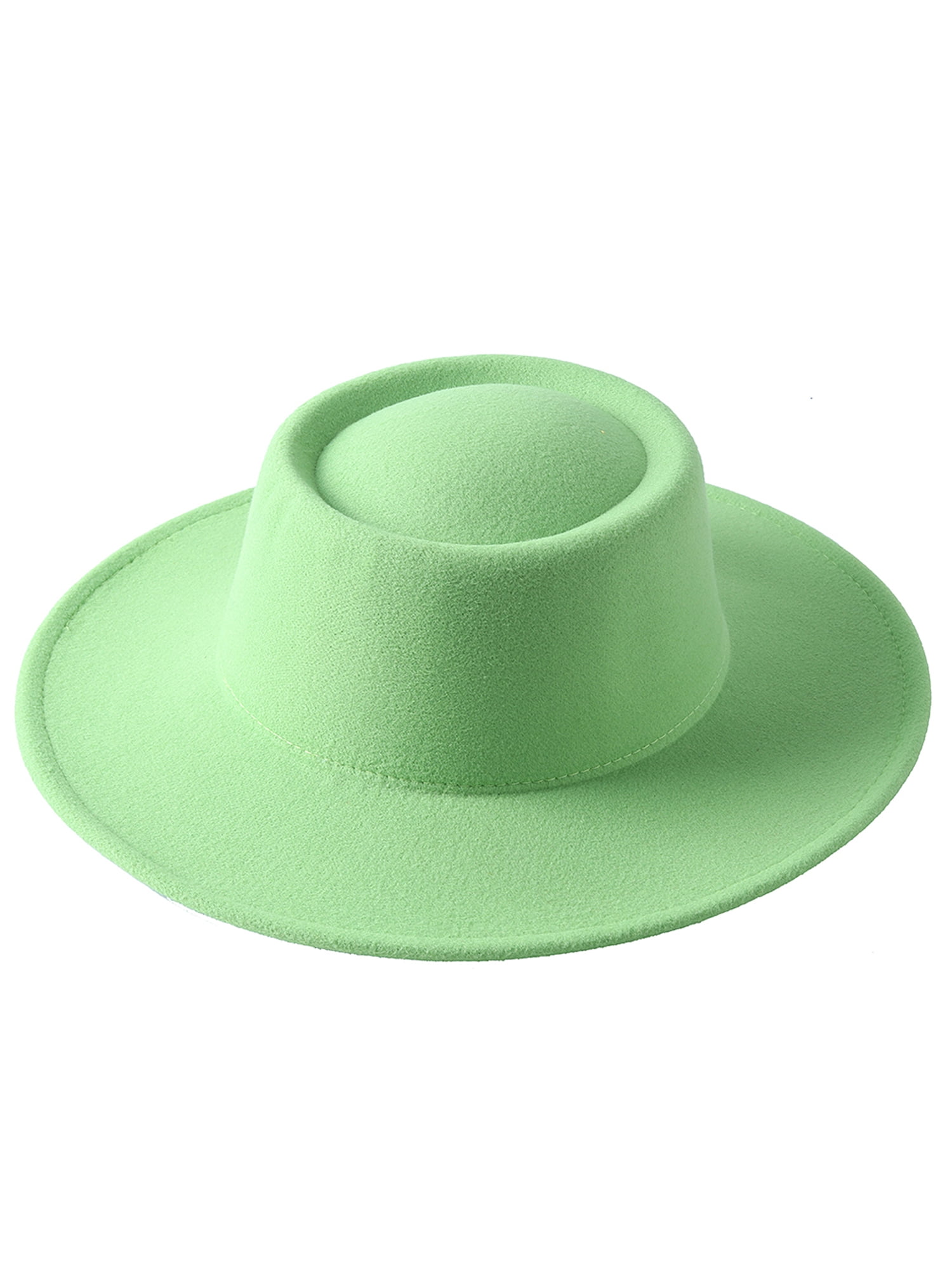 Sunisery Female Hat Solid Color FlatTop Cap Blower Hat Woolen Cap