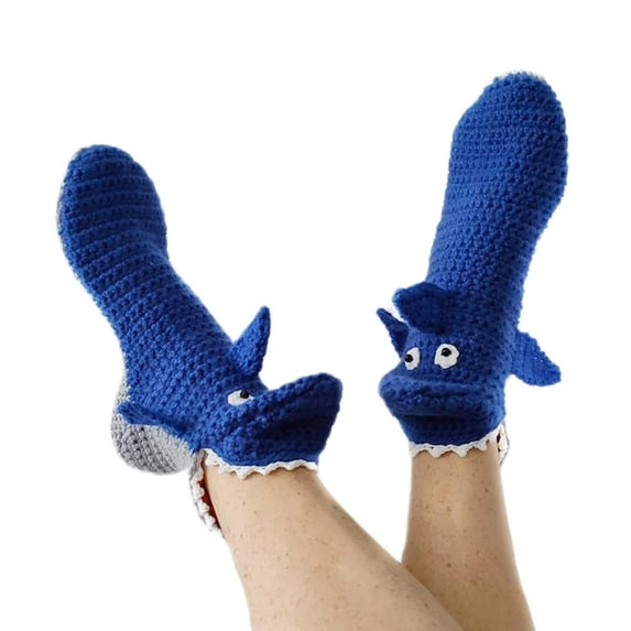 Sunisery Funny Animal Socks for Women Crocodile Eating Foot Socks 3D Creative Chameleon Shark Dragon Christmas Floor Socks