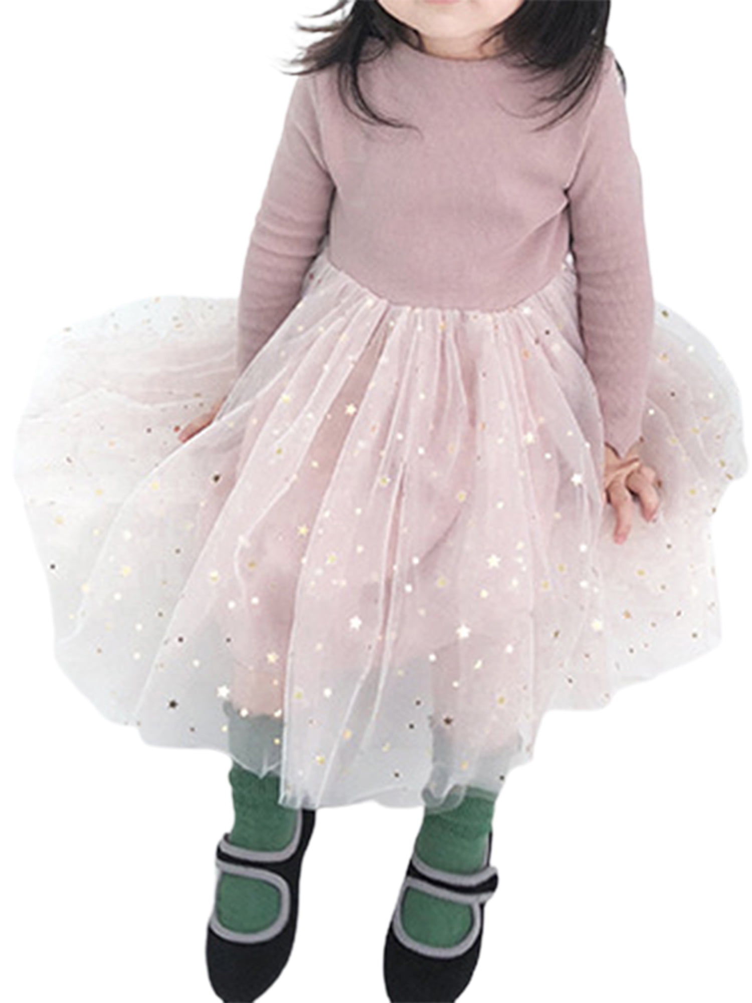 Baby girl long sleeve tutu dress sales