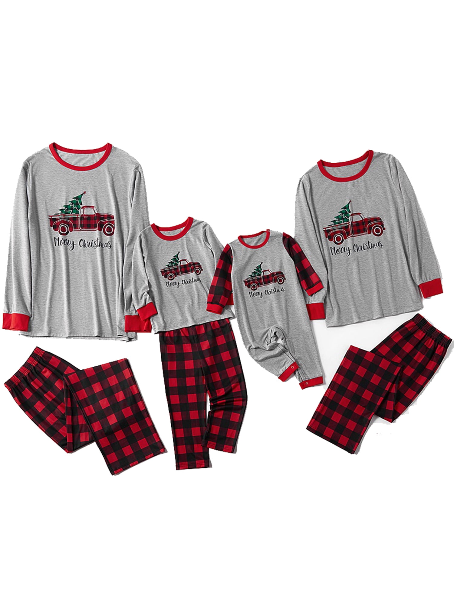 Matching Christmas Pajamas Set for Family, Funny Holiday Cute Let It Snow  Print Tops and Plaid Pants Xmas Sleepwear Pjs Set, Women, Medium :  : Clothing, Shoes & Accessories
