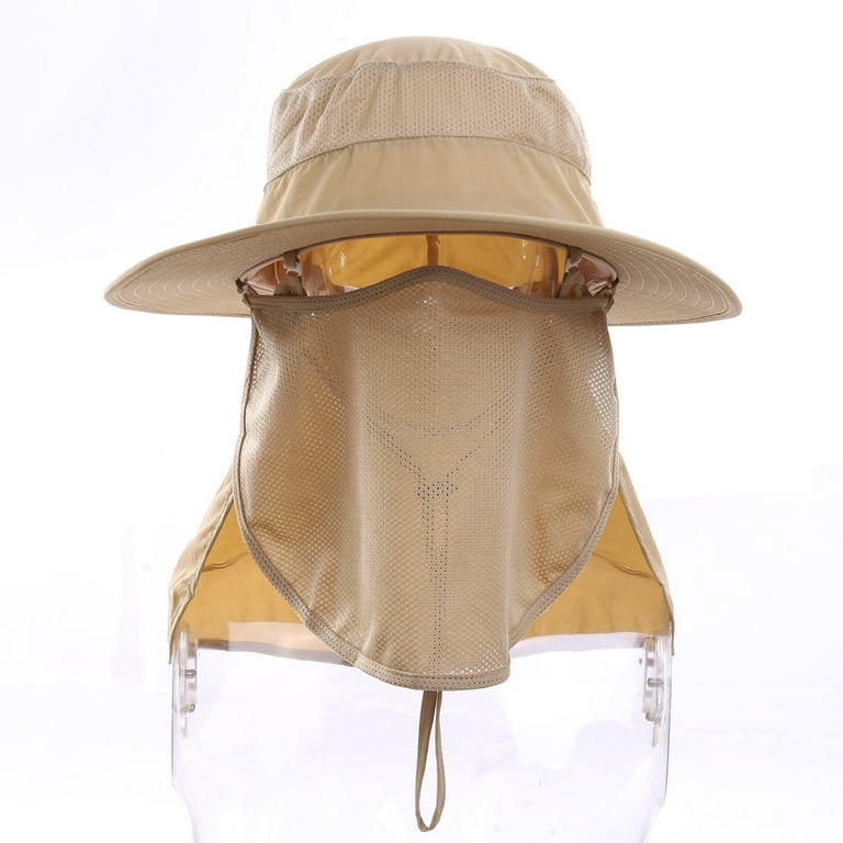 Sunisery Men Women Outdoor Fishing Hat Wide Brim Sun UV Protection Cap
