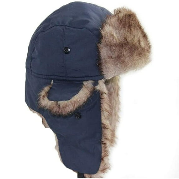 Sunisery Unisex Men Women Russian Hat Trapper Bomber Warm Ear Flaps Winter Ski Hat Cap Headwear