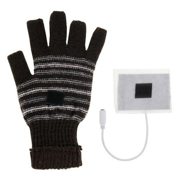 Sunisery Unisex Winter USB Heated Gloves Thermal Hand Warmer Electric Heating Gloves
