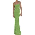 thumbnail image 1 of Sunisery Women Cutout Backless Maxi Dress Sexy Sleeveless Split Cocktail Dresses Bodycon Spaghetti Strap Long Dress Party, 1 of 5