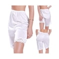 thumbnail image 1 of Sunisery Women Plus Size Satin Lace Safety Short Pants Skirt Under Briefs Shorts Slips Ice Silk Sleepwear Underwear, 1 of 6