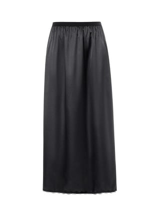 Women's Half Slips Lace Trim Underskirt Anti Static Skirts Slips for Under  Dresses Curved Half Slip Sleepwear