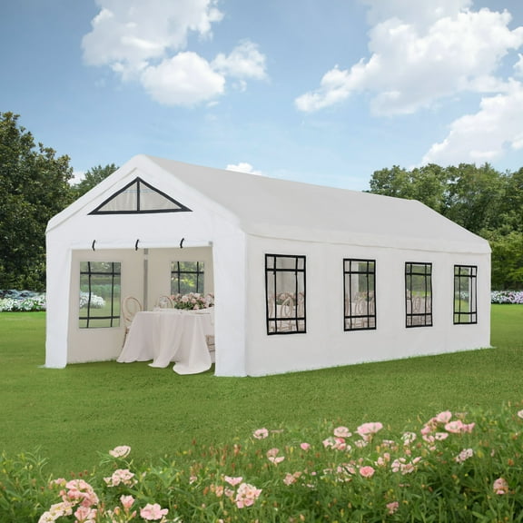 Sunjoy 12 ft. x 30 ft. Sundale Party Tent