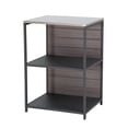 thumbnail image 1 of Sunjoy 25 x 21 in. Stainless Steel Three-Tier Open Storage Shelf for Outdoor&Indoor Kitchen, 1 of 7