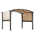 thumbnail image 1 of Sunjoy 9 x 11 Foot Arched Pergola Cover Outdoor Roof Shaded Canopy Tent, 1 of 9