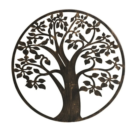 Sunjoy Decorative Tree Wall Art - Bronze
