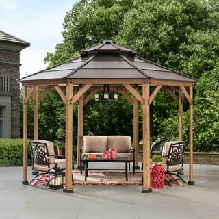 Wood Gazebos in Gazebos Walmart