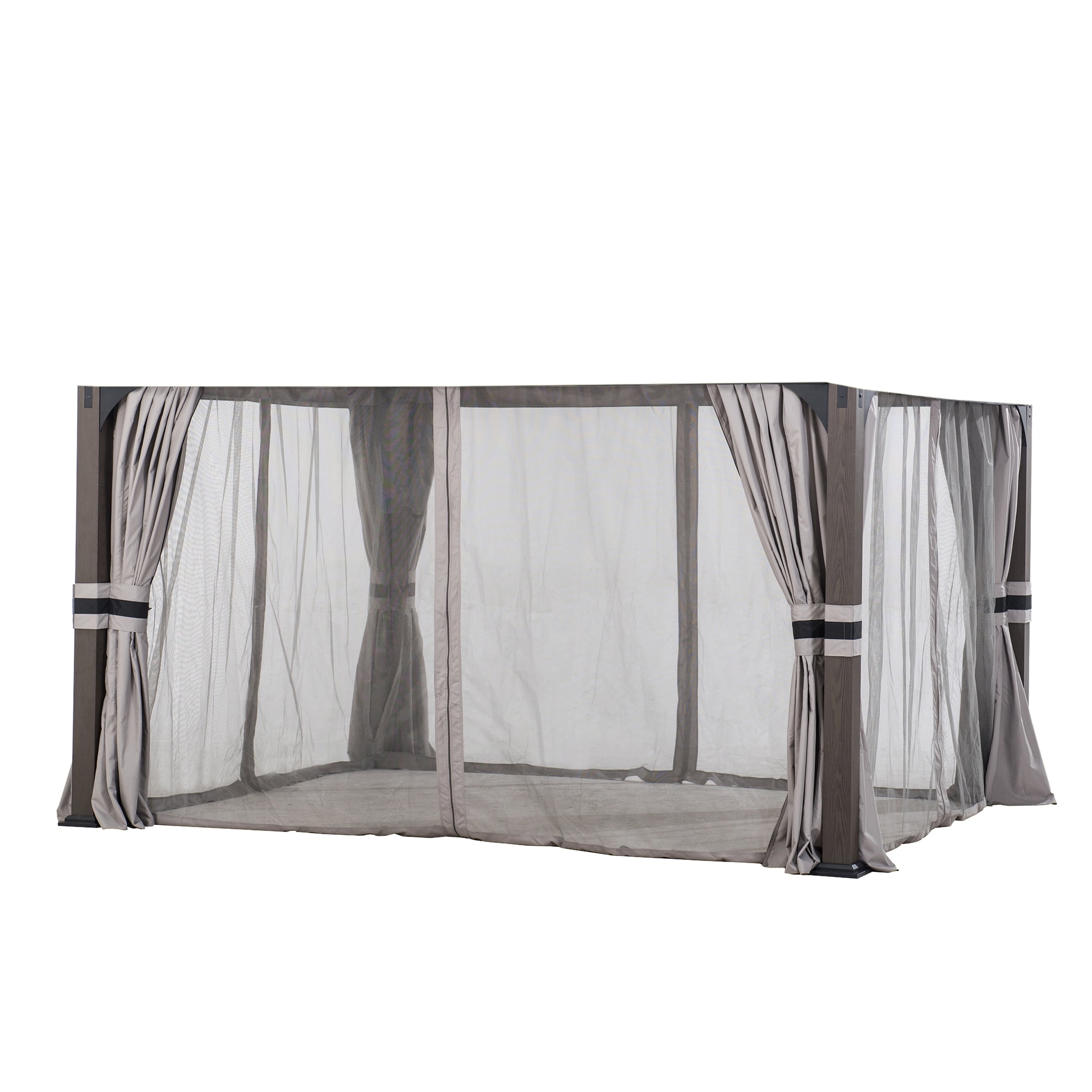 Sunjoy Original Manufacturer Replacement Mosquito Netting For Venice Ft Soft Top Gazebo (10X10