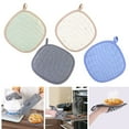 thumbnail image 1 of Sunjoy Tech 1/2Pcs Insulation Pad Silicone Pot Holders Non Slip Heat resistant Pad with Hanging Rope for Home Kitchen, 1 of 8