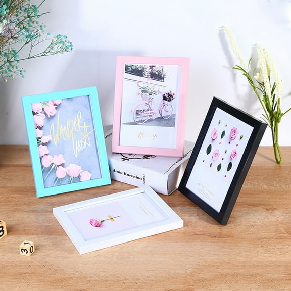 Sunjoy Tech 1 Set 5 Inch Photo Frame Patchwork Waterproof Thickened Decorative Foam Wall Hanging Photo Display Frame Household Supply
