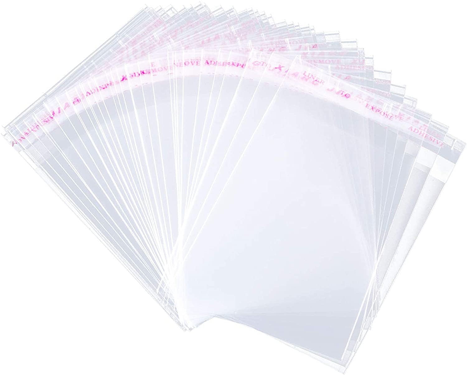 Clear A2 Card Protective Resealable Cellophane Bags by Unique Packaging