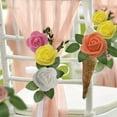 thumbnail image 1 of Sunjoy Tech 100Pcs Fake Flower Head Realistic Looking Anti-fade Foam 3.5cm Artificial Rose Head DIY Wedding Party Decoration Photography Prop, 1 of 8