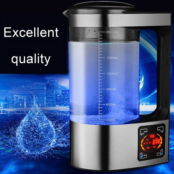 Sunjoy Tech 2000ML Hydrogen Water Generator with Constant Temperature Heating UK Plug Improve Immunity Metabolism Large Capacity Hydrogen Water Container