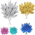 thumbnail image 1 of Sunjoy Tech 20Pcs Artificial Leaves Flowers Sparkling No Water Required Realistic Looking Easy Maintenance Simulation Leaves, 1 of 8