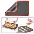 thumbnail image 1 of Sunjoy Tech 2Pcs Baking Mat Non-Stick Silicone Baking Pads Reusable Heat-resistant Baking Sheet for Home Kitchen, 1 of 8