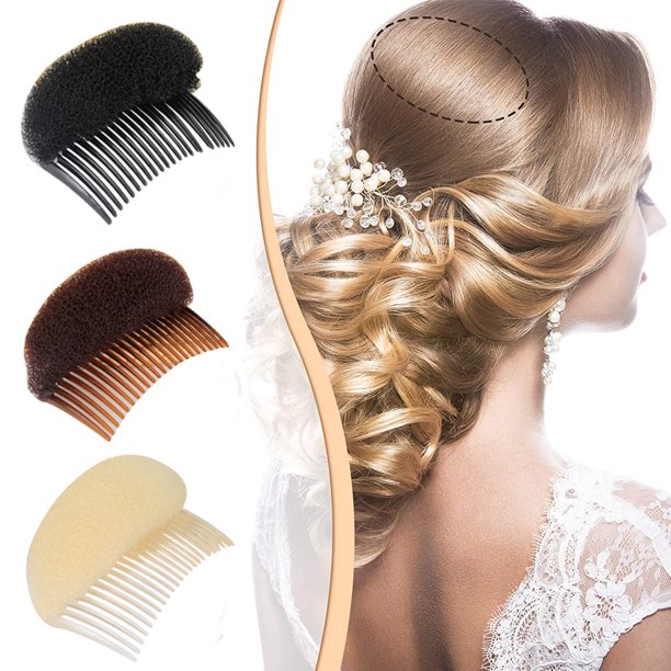 Sunjoy Tech 2Pcs Women Sponge Volume Bump Inserts Hair Bases Hair