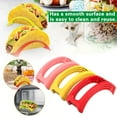thumbnail image 1 of Sunjoy Tech 6/12Pcs Taco Holder Food Grade BPA-Free Oven Dishwasher Safe Stackable Colorful Individual Serving Chicken Roll Hard Taco Shell Stand Kit, 1 of 8