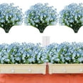 thumbnail image 1 of Sunjoy Tech 6Pcs/Set Artificial Orchid with Stem 7 Forks No Watering Photo Props Home Wedding Decor Faux Babysbreath Flower Bouquet Home Supplies, 1 of 8