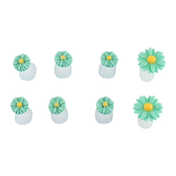Sunjoy Tech 8Pcs Toe Separator Non-slip Washable Stain-resistant Sweat-absorbent Stable Soft Foot Finger Separator Nail Salon Supply