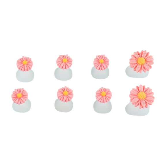 Sunjoy Tech 8Pcs Toe Separator Non-slip Washable Stain-resistant Sweat-absorbent Stable Soft Foot Finger Separator Nail Salon Supply