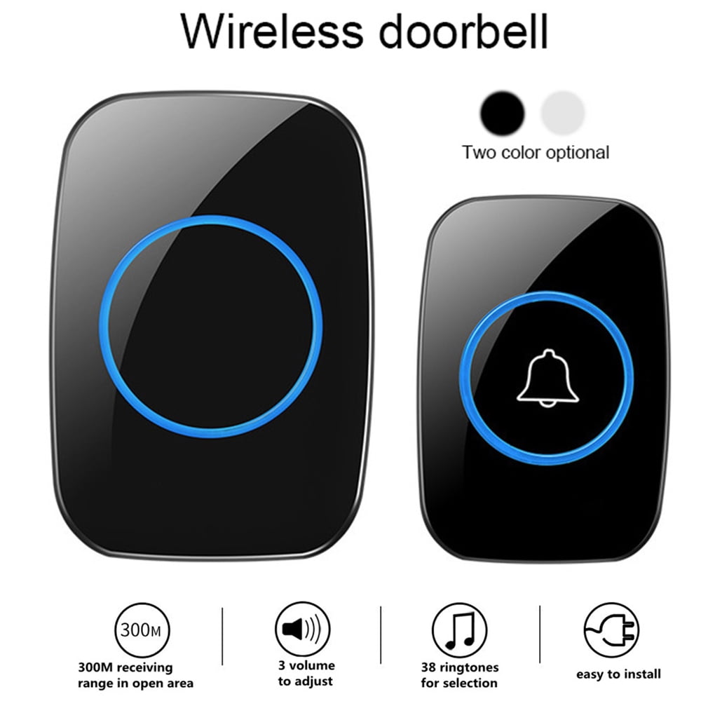 Sunjoy Tech A10 Wireless Doorbells for Home 1 Door Bell Ringer & 1