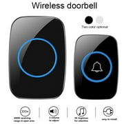 Sunjoy Tech A10 Wireless Doorbells for Home - 1 Door Bell Ringer & 1 Plug-In Chime Receiver, Battery Operated, Easy-to-Use, Waterproof Doorbell, 38 Melodies, 4 Volume Levels