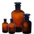 thumbnail image 1 of Sunjoy Tech Amber Glass Bottle With Stopper Dispensing Bottles for Homemade Vanilla Extract Essential Oils Herbal Medicine Message Bottle Sample Bottle Storage Bottle or DIY Decoration, 1 of 4