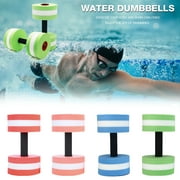 Sunjoy Tech Aquatic Exercise Dumbbells - Water Aerobics Fitness Swimming and Pool Exercises Removable Barbell