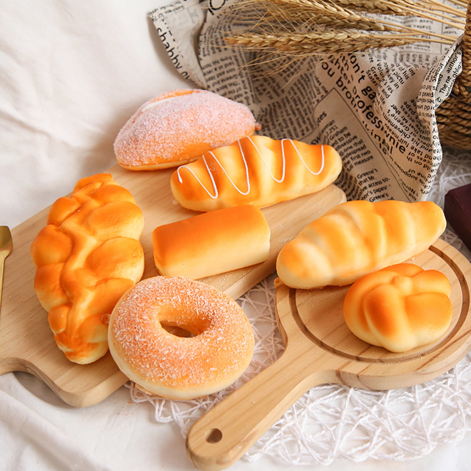 Sunjoy Tech Artificial Cake Realistic Faux Leather Fake Bread Hamburger sunjoy-tech-artificial-cake-realistic-faux-leather-fake-bread-hamburger