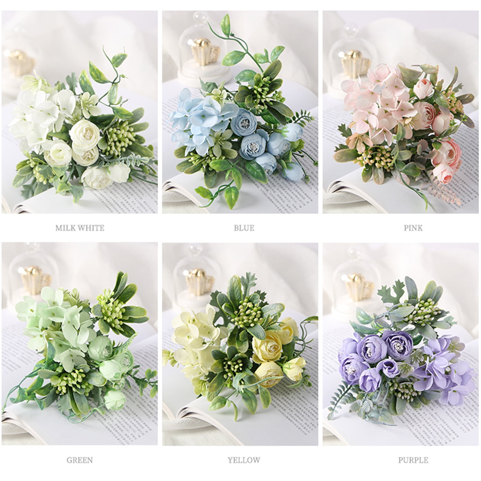 Sunjoy Tech Artificial Flower Realistic No Watering Nonfading Faux