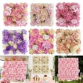 thumbnail image 1 of Sunjoy Tech Artificial Rose Flower Wall Panel Wedding Bridal Baby Shower Party DIY Square 3D Floral Wall Backdrop Decoration Photography Prop, 1 of 8