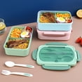 thumbnail image 1 of Sunjoy Tech Bento Lunch Box with Utensil Set Leakproof Compartment Large Capacity Microwaveable Lunch Containers, 1 of 8
