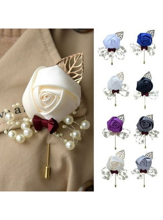 Crystal Corsage Pins Floral Bouquet Pins For Wedding - Temu