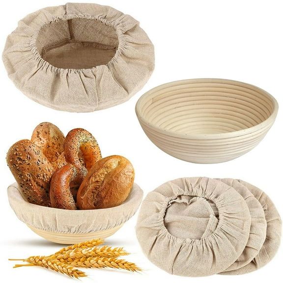 Sunjoy Tech Bread Proofing Basket Eco-Friendly Tightly Woven Easy to Clean Reusable Durable Bread Proofing Basket