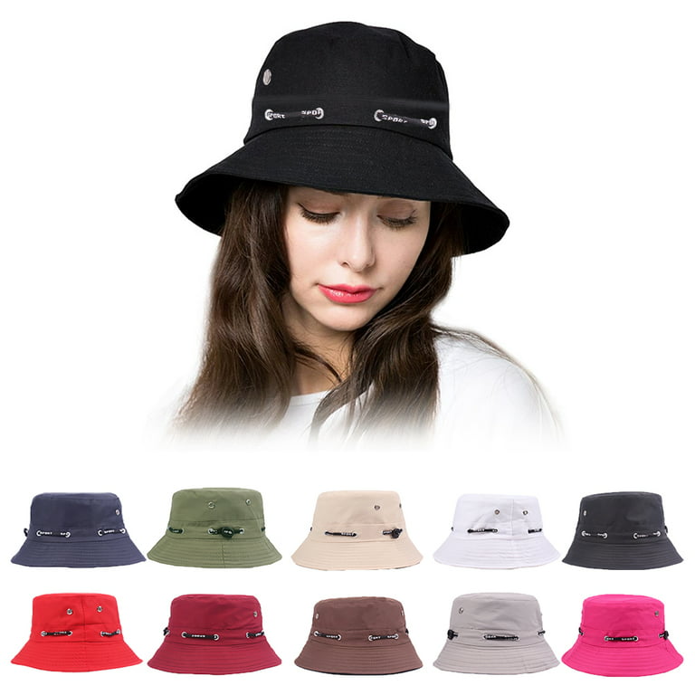 Cotton Blend Bucket Hat for Men, Women, Kids - Summer Cap Fishing Hat
