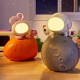 thumbnail image 1 of Sunjoy Tech Cartoon LED Lamp Adorable Appearance Flicker Free Soft Lighting Large Capacity Creative Shape Decorative Plastic 2-in-1 Money Bank Astronaut Cartoon LED Lamp Gift Home Supplies, 1 of 7