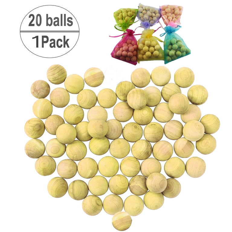 20Pcs Moth Ball for Closets and Drawers Moth Ball for Clothes