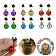 thumbnail image 1 of Sunjoy Tech Christmas Beard Jingle Bell Clip Decoration Beard Ornament Plastic Facial Hair Bauble Clips for Holiday Party Decor 12Pcs, 1 of 8