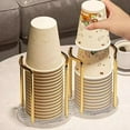 thumbnail image 1 of Sunjoy Tech Disposable Paper Cup Holder Tea Cups Dispenser Coffee Mug Rack Stand for Home Kitchen Cafe Bar Organizer Cup Storage Shelf Supplies, 1 of 8