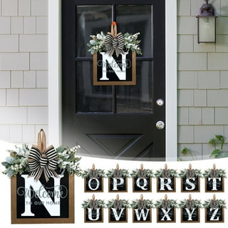 Initial Door Decor