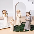 thumbnail image 1 of Sunjoy Tech Garden Ornaments Angel Elf Resin Crafts Fine Workmanship Good Luck Charm Figurine Decorative Ornaments, 1 of 8